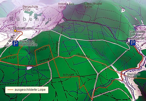 Loipe in R�benau