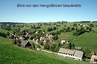 Blick von den Hengstfelsen talaufw�rts
