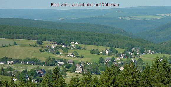 Blick vom Lauschh�bel auf R�benau