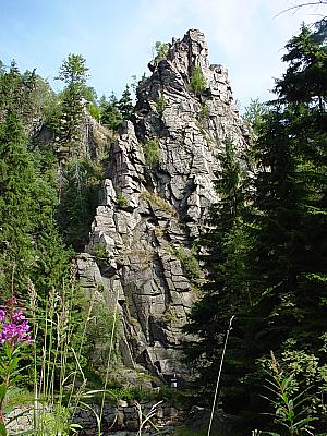 Nonnenfelsen im Schwarzwassertal