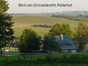 Blick von Schneiderreit's 
Reiterhof