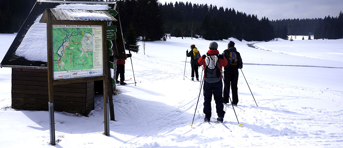 Loipen im Schwarzwassertal