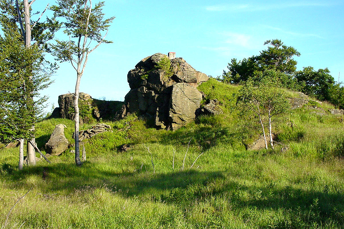 Gipfelfelsen des Lauschhübels Gipfelfelsen des Lauschhübels