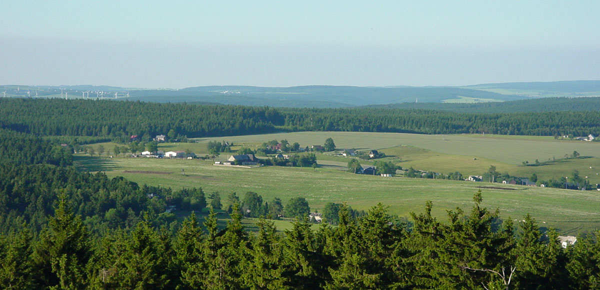 Blick auf Nord-Rübenau