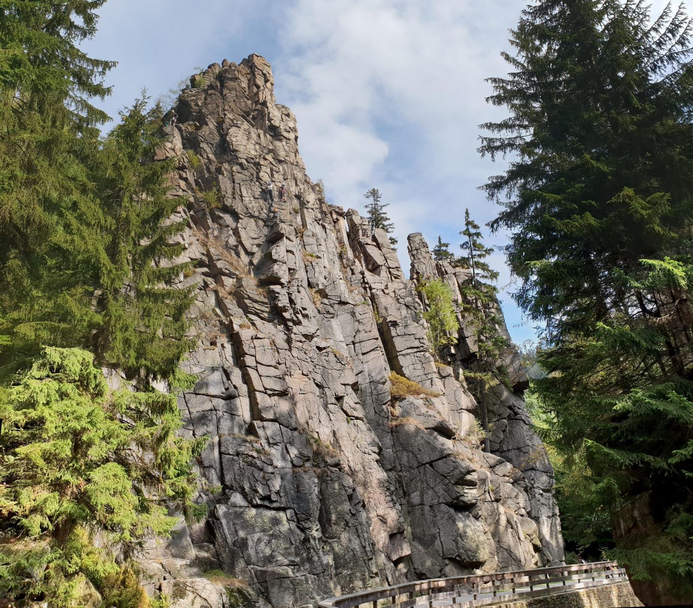 Nonnenfelsen Schwarzwassertal