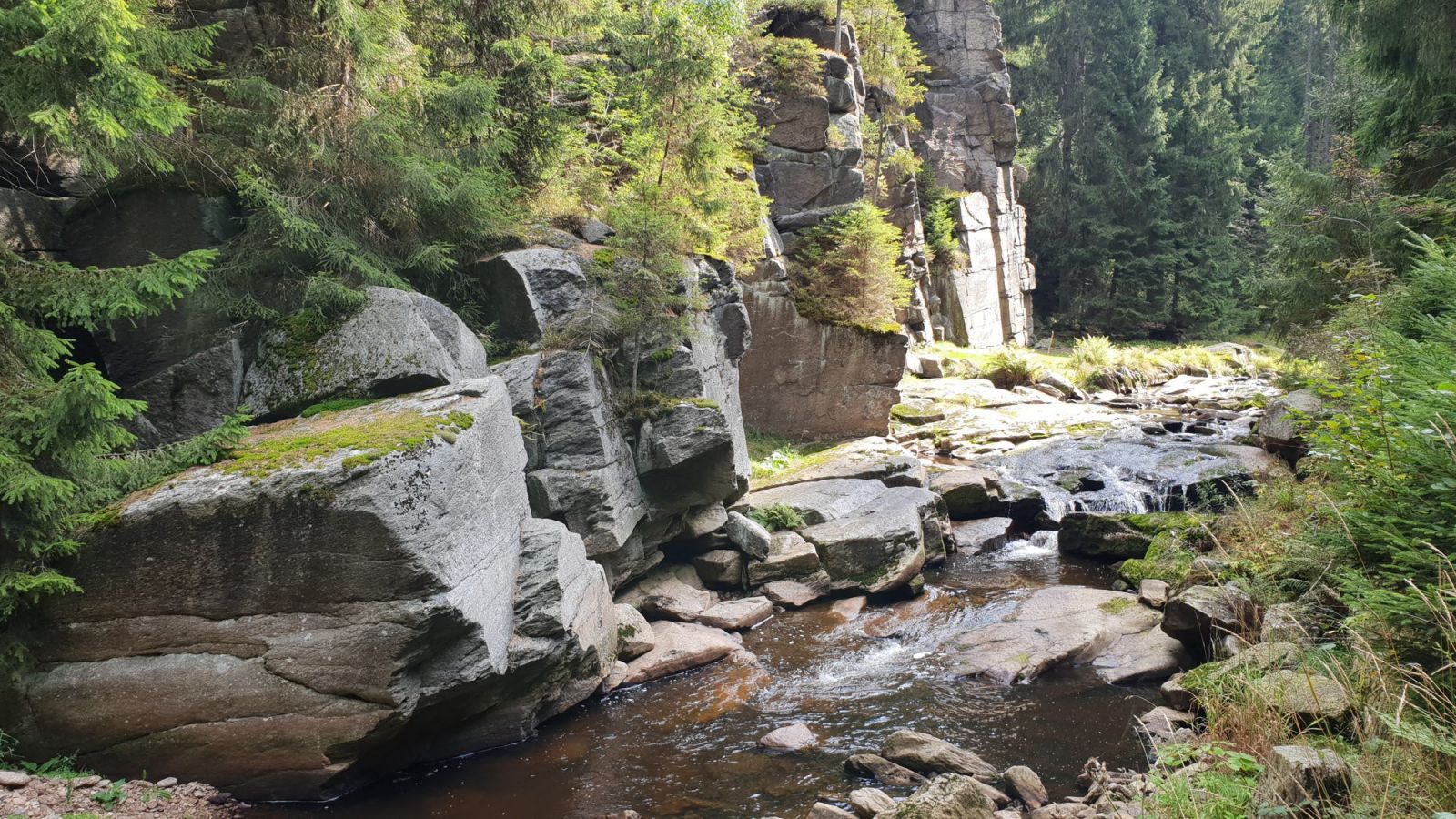 Teufelsmauer im Schwarzwassertal
